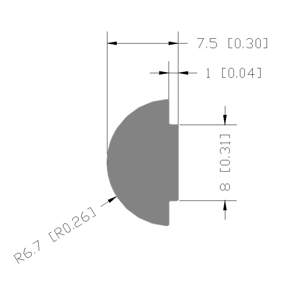 41-320-1 MODULAR SOLUTIONS 40 ROLL IN T-SLOT BAR ROLL INTO SLOT